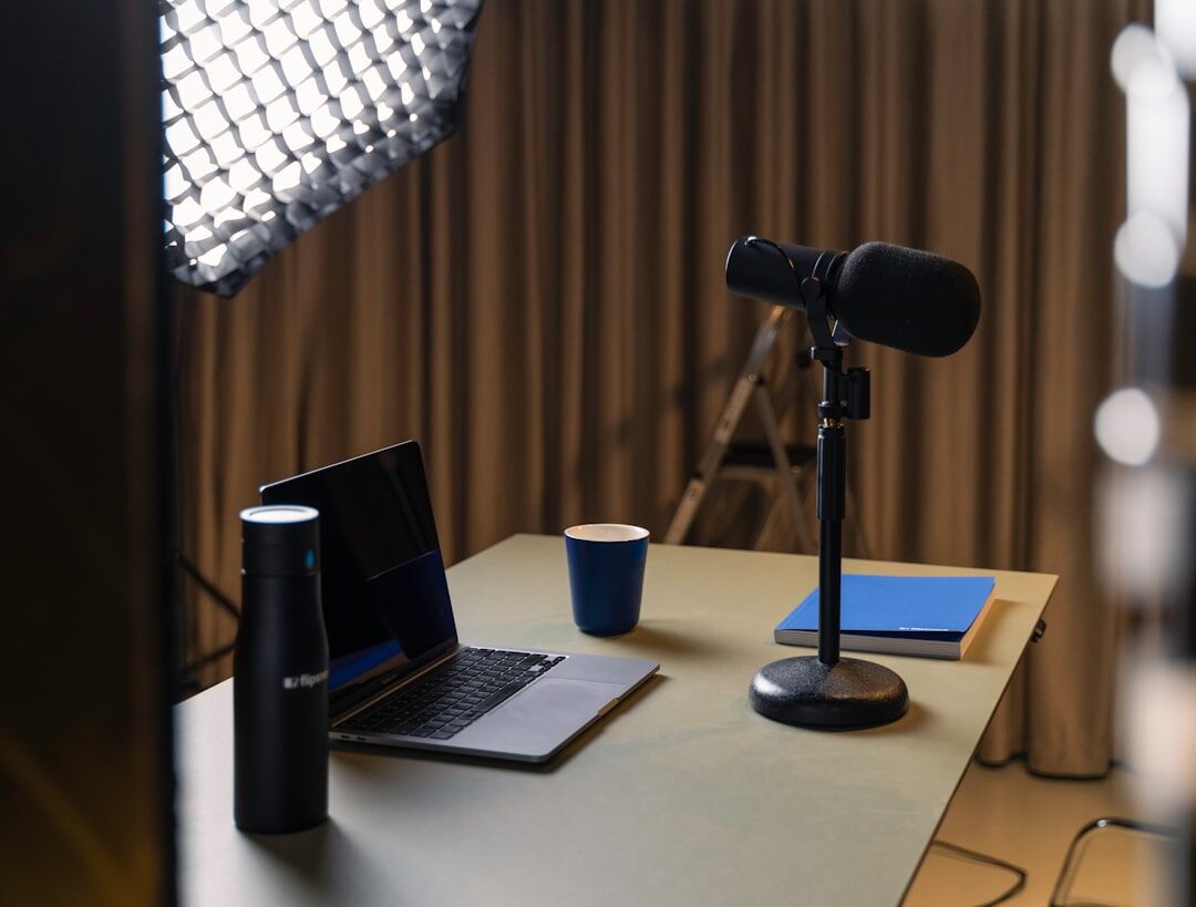 podcast studio interior