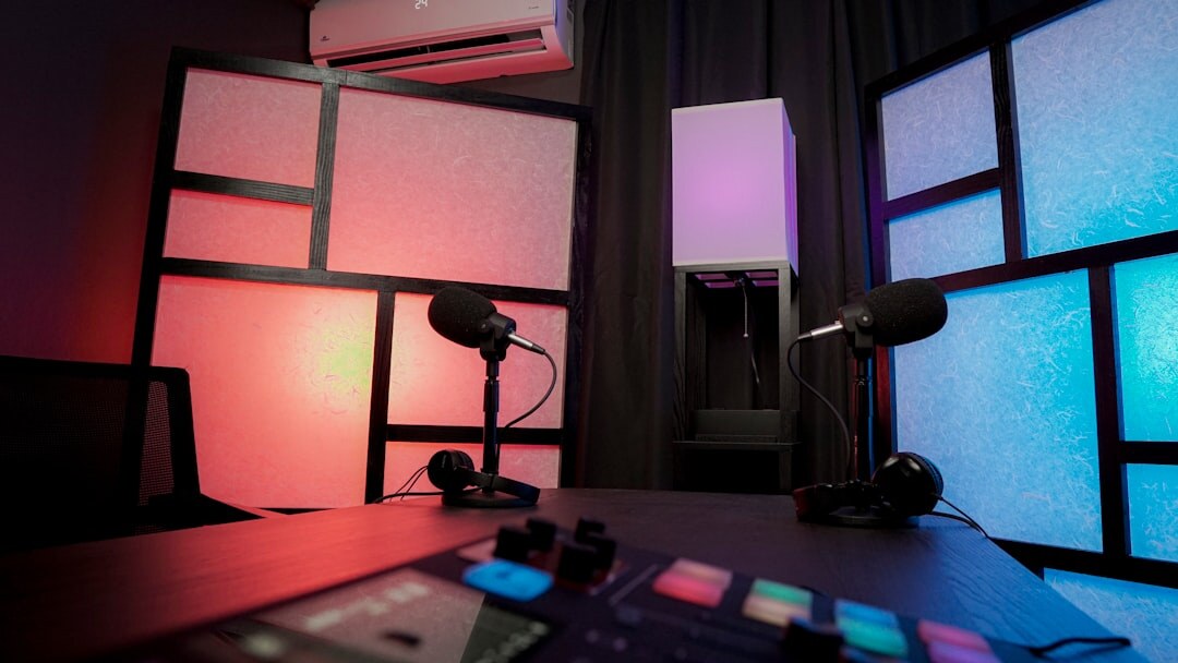 home podcast studio setup